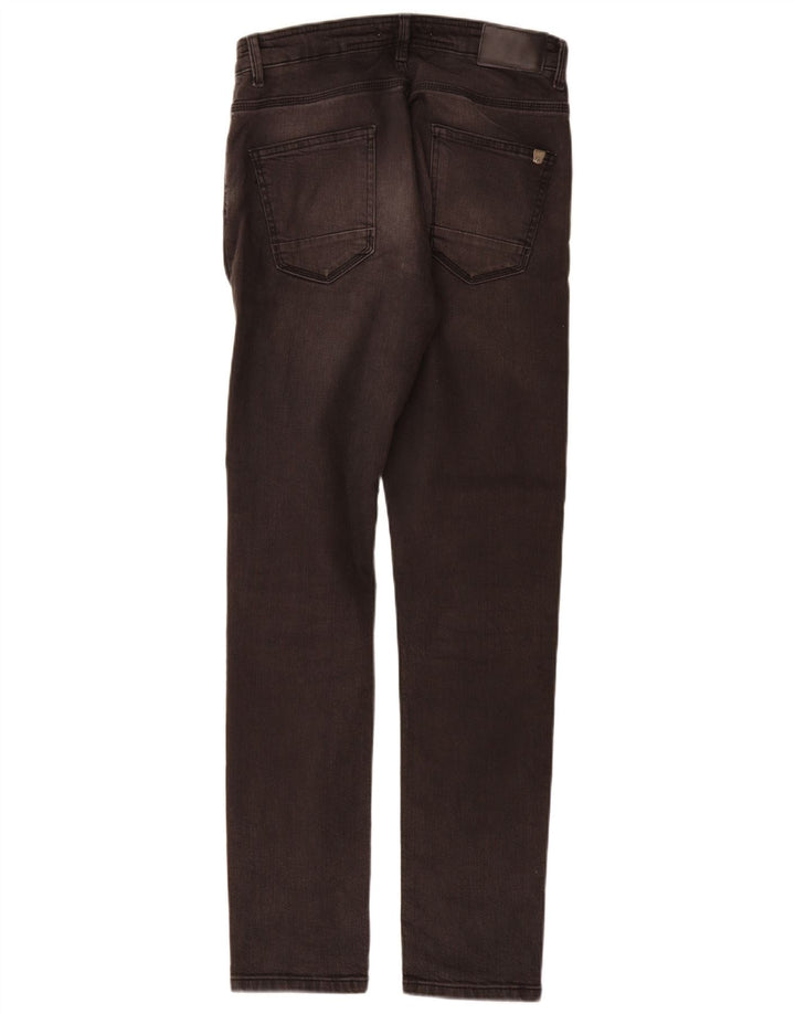 Jeans slim da uomo Zara EU 38 Small W30 L32 Cotone grigio