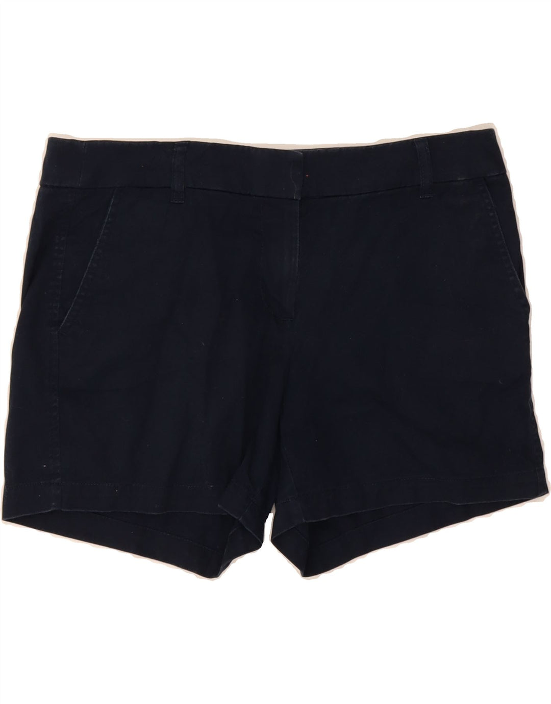J. CREW Womens Chino Shorts US 8 Medium W32  Navy Blue Cotton Vintage J. Crew and Second-Hand J. Crew from Messina Hembry 