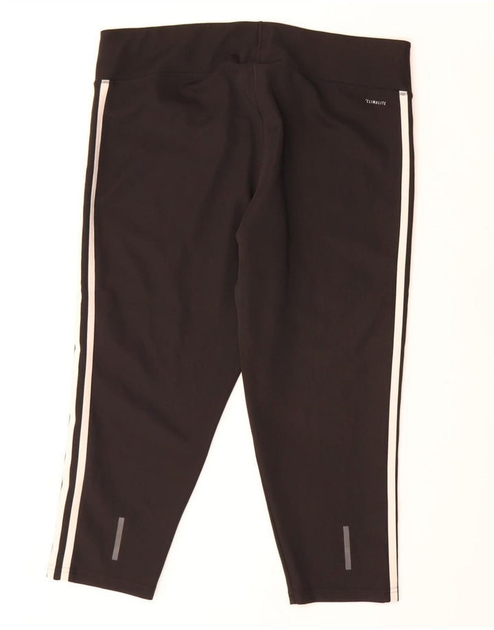 Leggings Adidas Climalite Capri da donna UK 18 XL poliestere nero