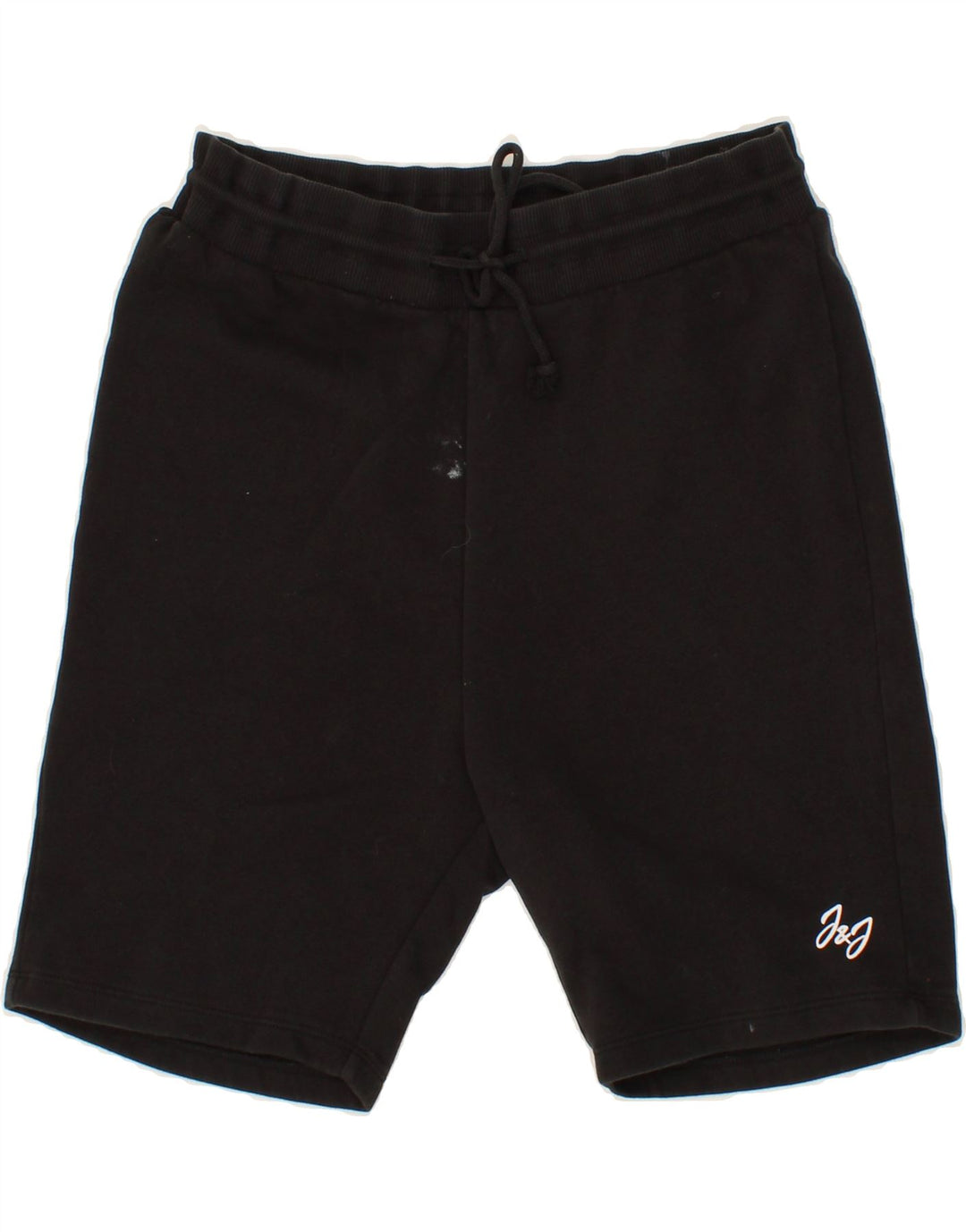 JACK & JONES Mens Sport Shorts Medium Black Cotton Vintage Jack & Jones and Second-Hand Jack & Jones from Messina Hembry 