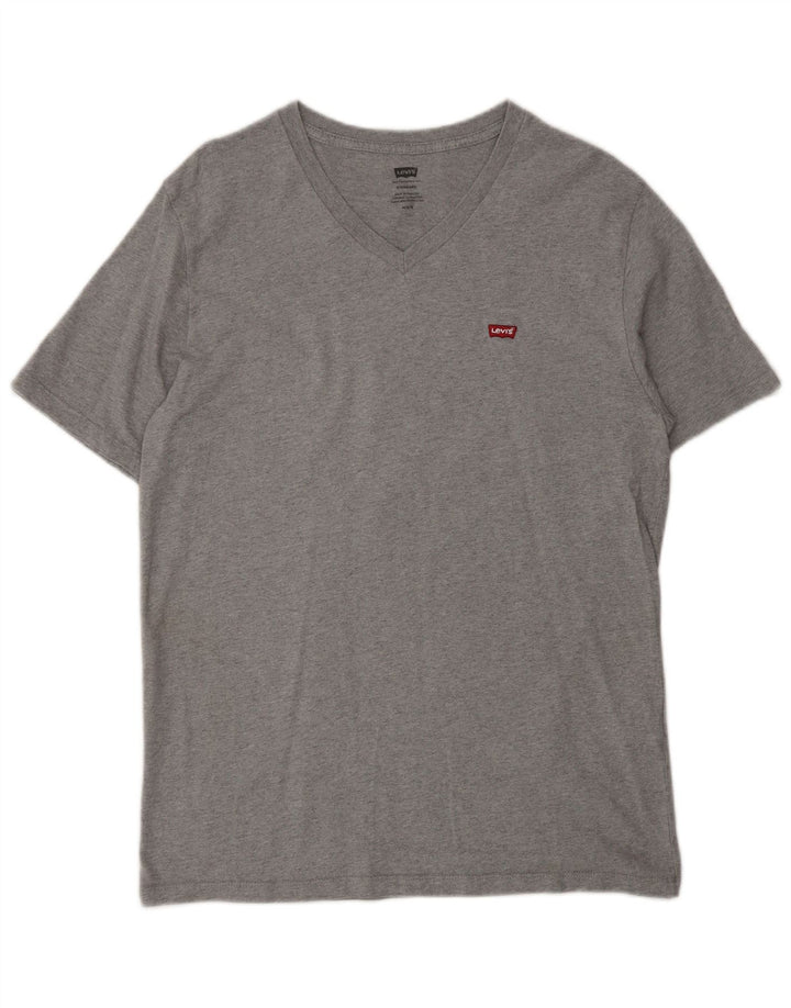 T-shirt standard da uomo LEVI'S Top in cotone grigio medio