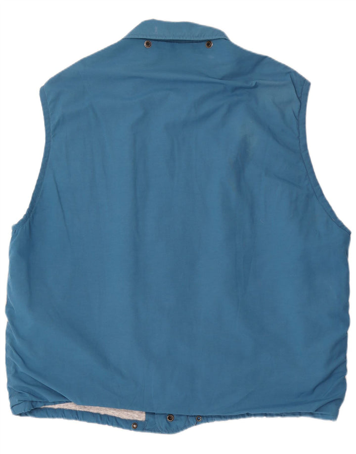 Gilet grafico da uomo Carrera UK 42 XL Poliestere color block blu