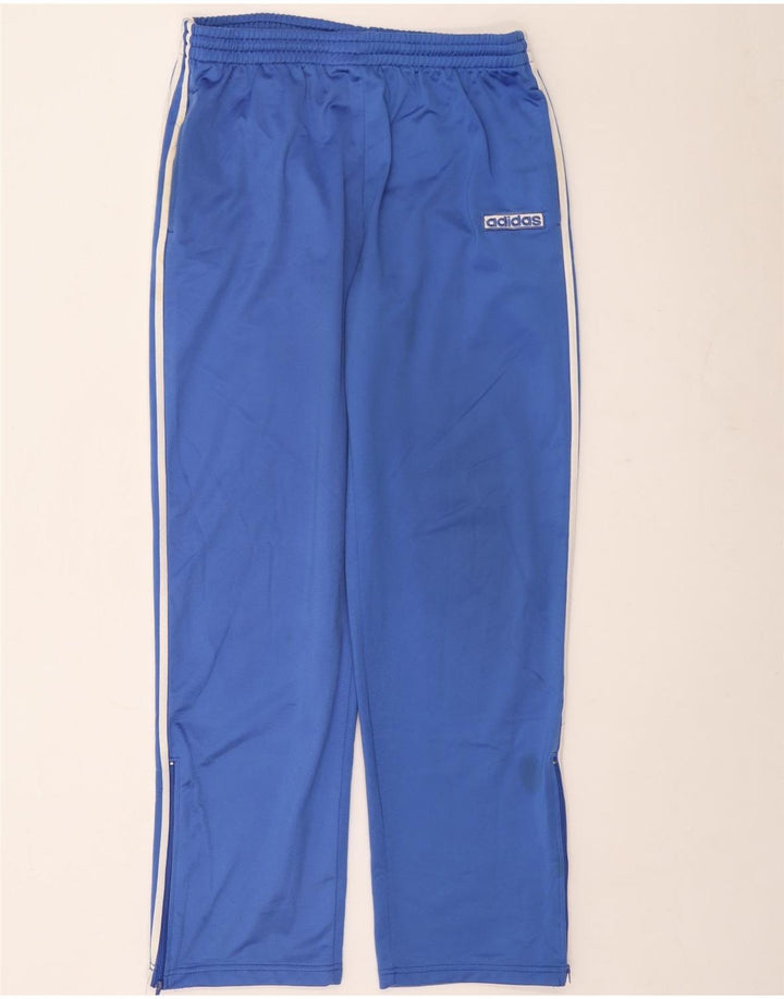 Pantaloni da tuta da uomo Adidas Large blu in poliestere