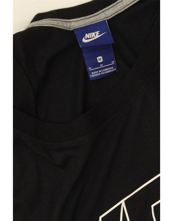Canotta grafica Nike da donna UK 14 medio nera