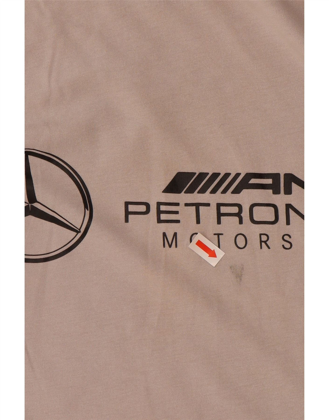 T-shirt grafica da uomo PUMA Top Small in cotone grigio