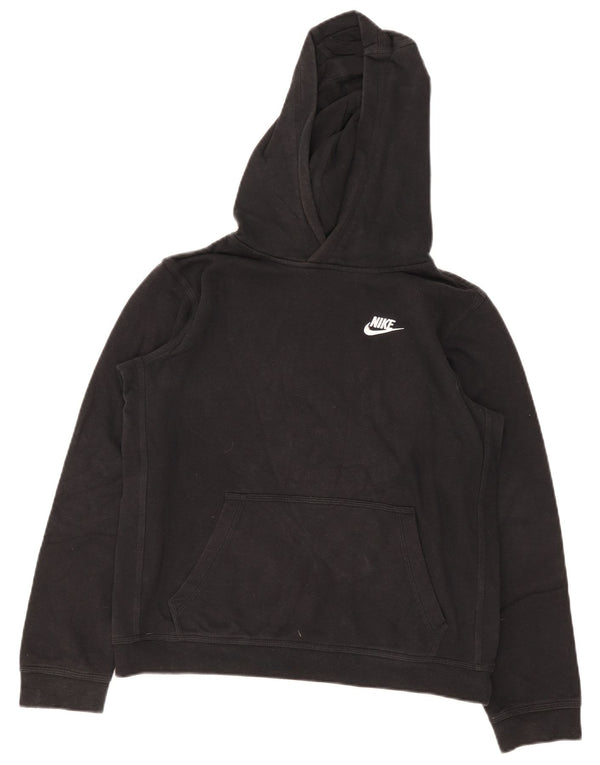 Felpa con cappuccio da ragazzo Nike 13-14 anni XL cotone nero