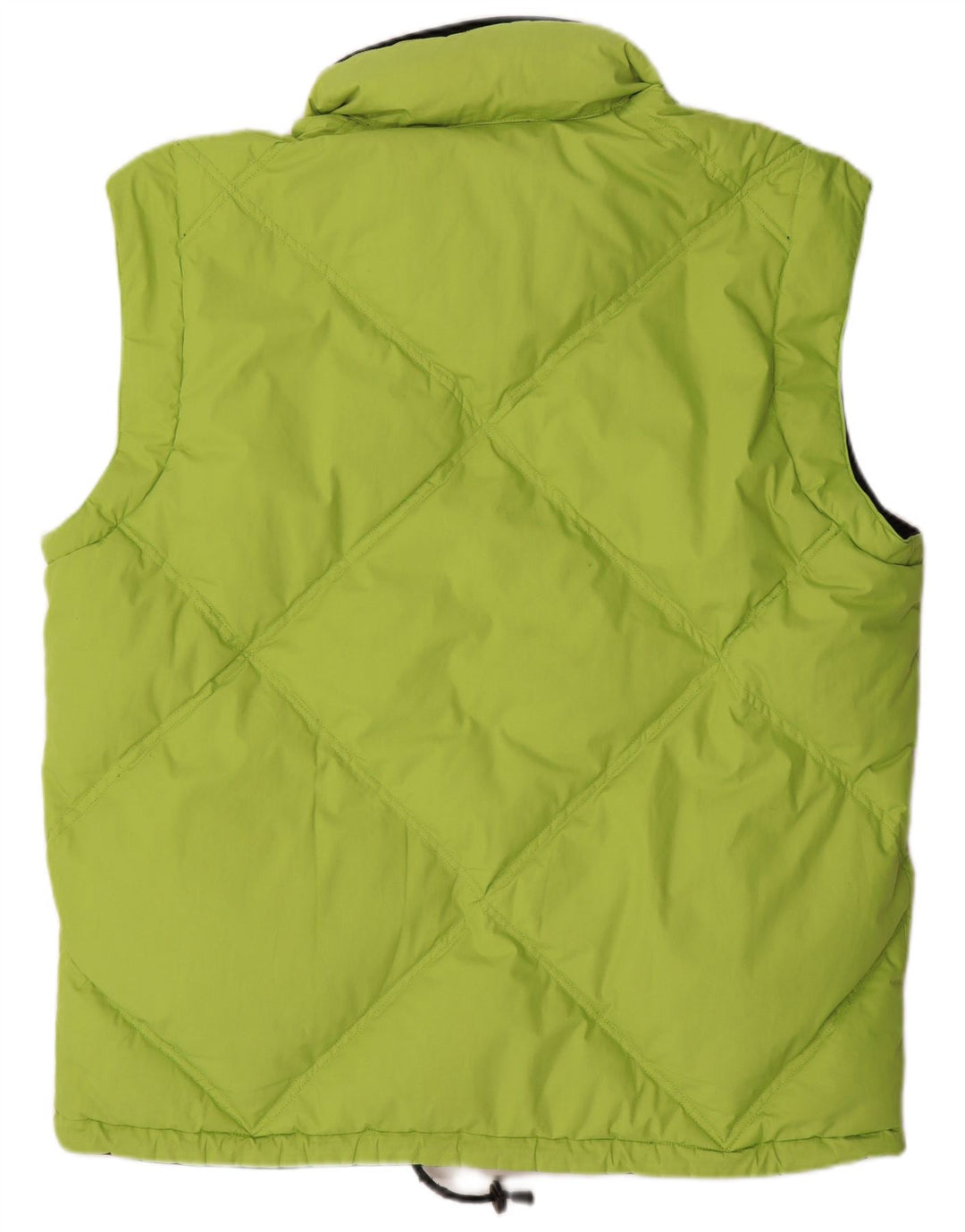 DIADORA Gilet imbottito reversibile da uomo vestibilità ampia UK 38 verde medio
