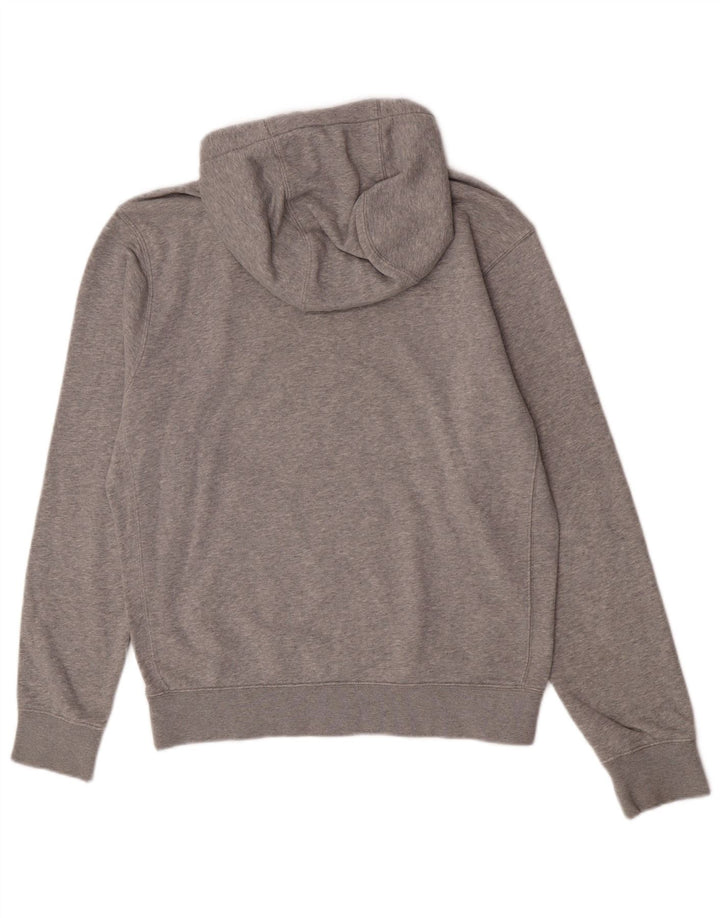 Felpa con cappuccio da uomo Nike Small in cotone chiazzato grigio