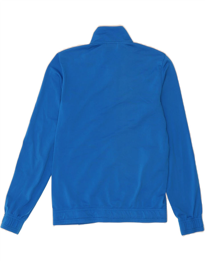 PUMA Boys Tracksuit Top Jacket 11-12 Years Blue Colourblock Polyester Vintage Puma and Second-Hand Puma from Messina Hembry 