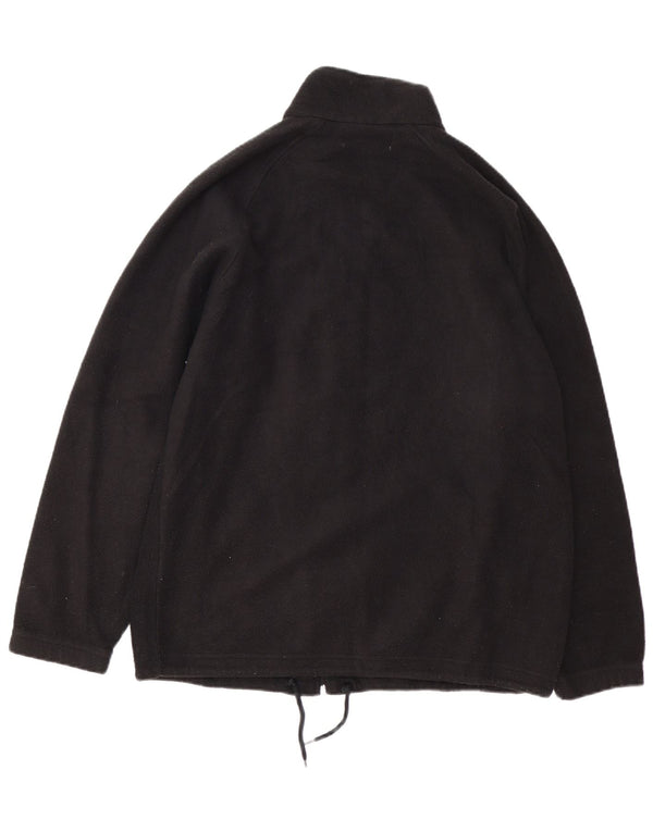 Giacca in pile da uomo Kappa UK 40 Large Nero Poliestere