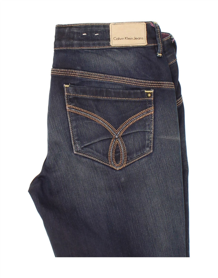 CALVIN KLEIN Womens Slim Jeans W28 L29  Navy Blue Cotton Vintage Calvin Klein and Second-Hand Calvin Klein from Messina Hembry 