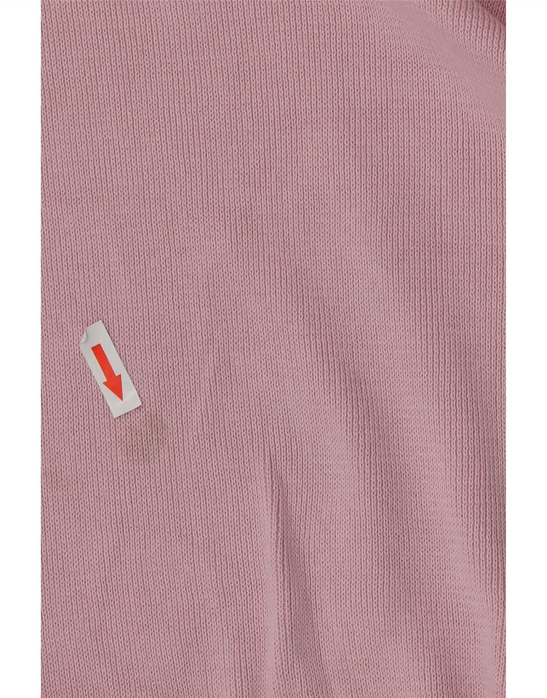 Maglione maglione girocollo da uomo Zara in cotone rosa medio