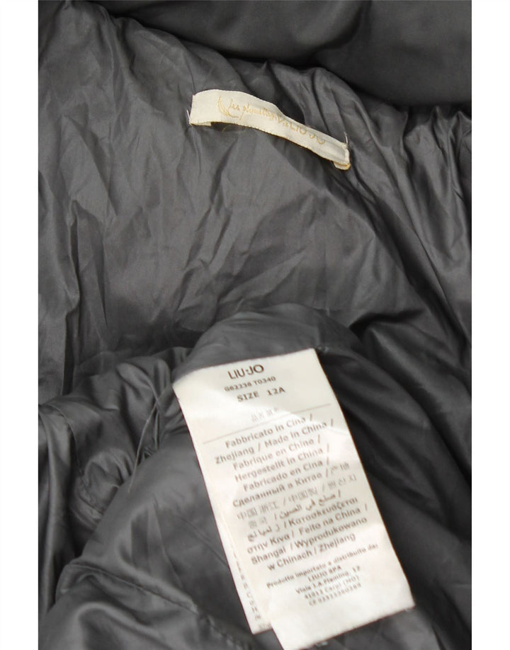 Cappotto Imbottito Bambina Liu Jo 11-12 Anni Nero