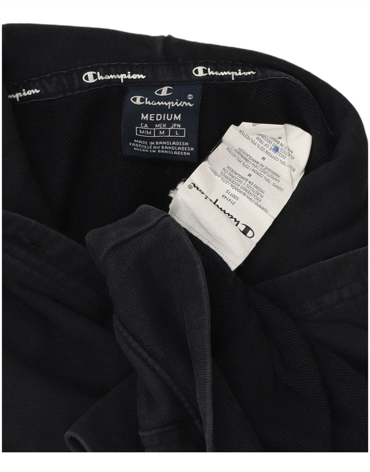 Felpa con cappuccio da uomo Champion, cotone medio blu navy