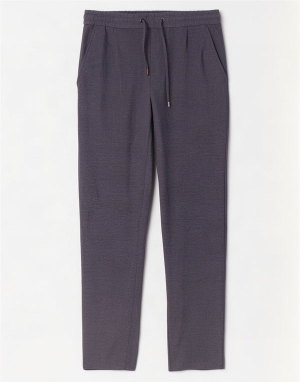 Pantaloni chino slim da uomo Zara piccoli W30 L30 poliestere blu navy