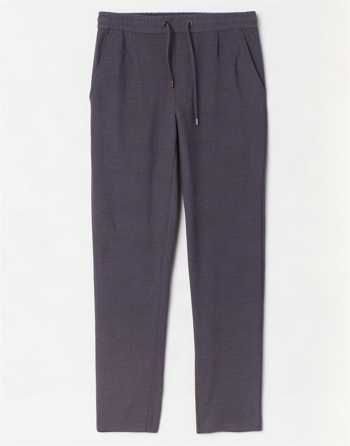 Pantaloni chino slim da uomo Zara piccoli W30 L30 poliestere blu navy