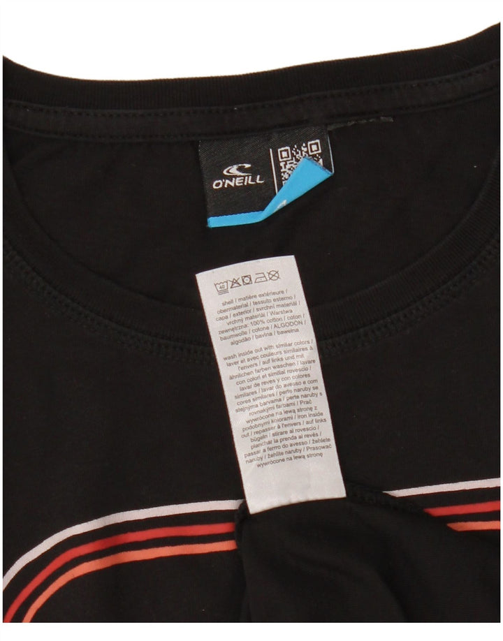 T-shirt grafica da uomo O'Neill Top in cotone nero medio