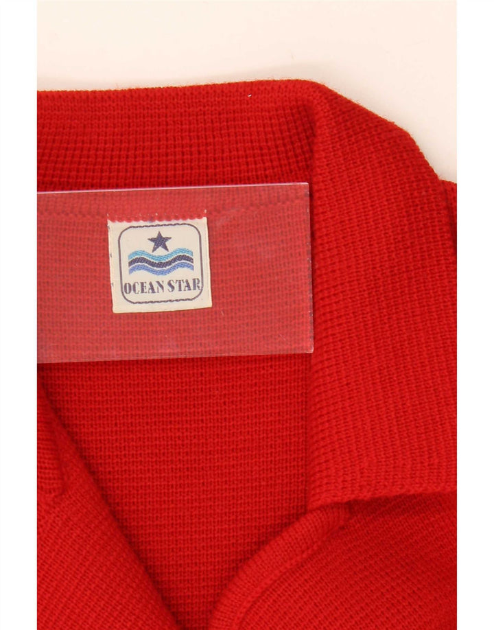 Giacca blazer in maglia doppio petto da donna Ocean Star UK 14 rossa media