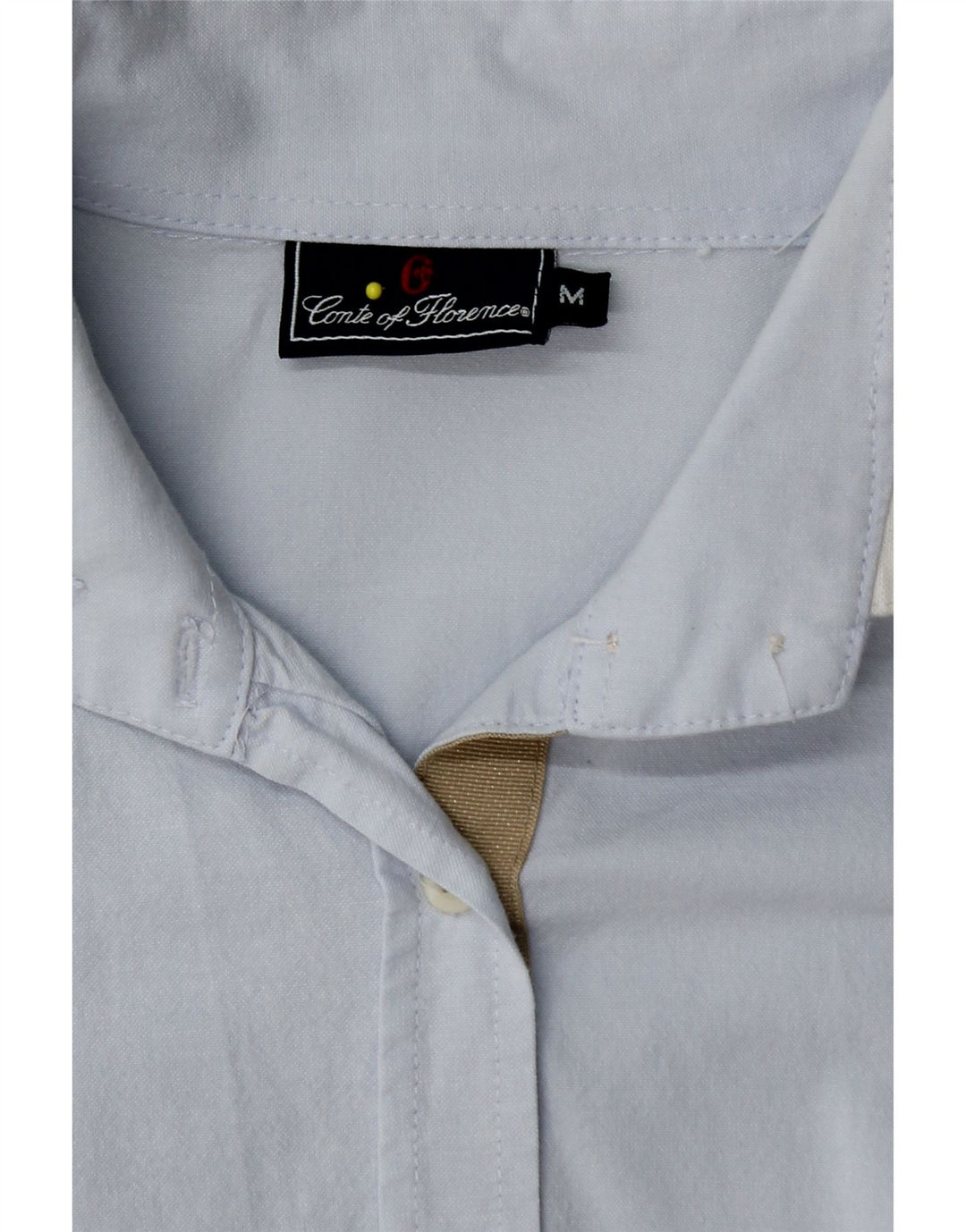 Camicia da donna CONTE OF FLORENCE UK 12 Cotone blu medio