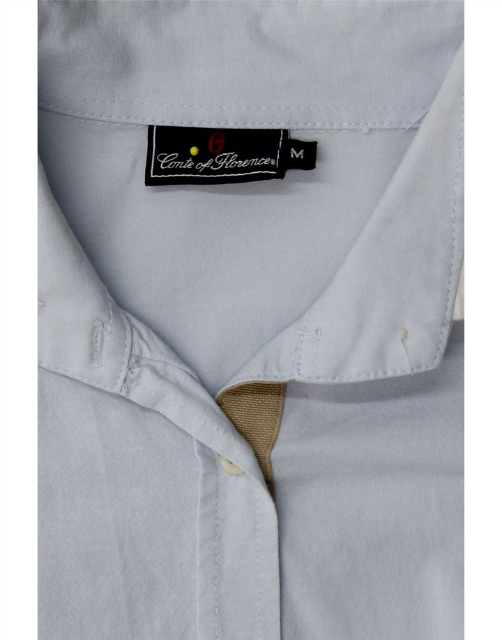 Camicia da donna CONTE OF FLORENCE UK 12 Cotone blu medio