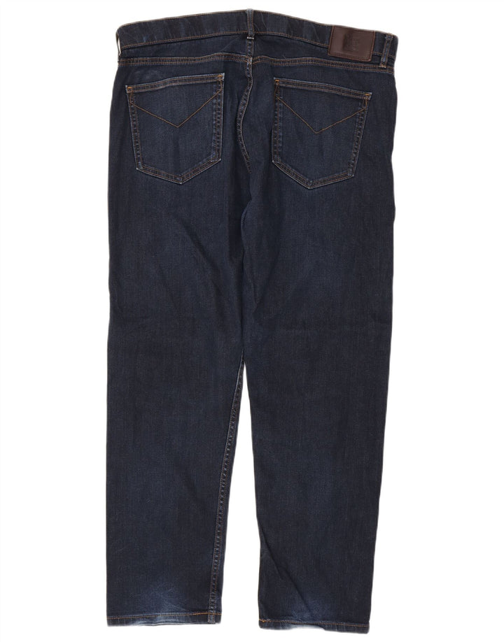 Jeans affusolati da uomo Marks & Spencer W36 L29 cotone blu navy