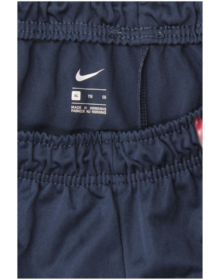 Pantaloni da tuta Nike da uomo XL in poliestere blu navy