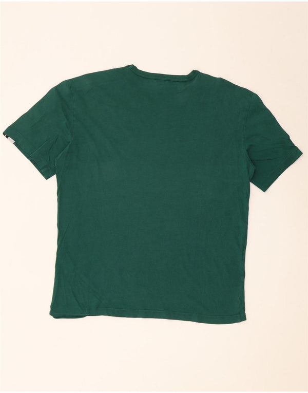 T-shirt grafica da uomo Champion Top grande color block verde