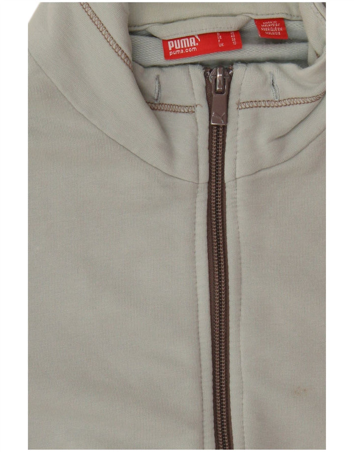 Giacca da tuta da donna Puma UK 10 Small Grigio Cotone