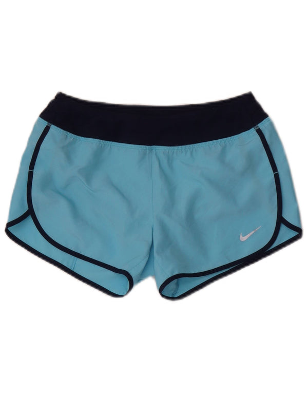 Pantaloncini sportivi Nike per ragazze Dri Fit 10-11 anni, colore blu medio