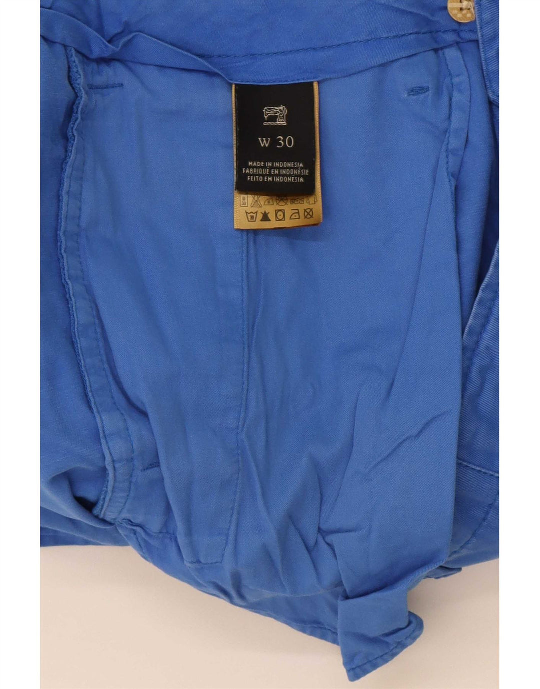Pantaloncini chino da uomo Scotch & Soda W30 cotone blu medio