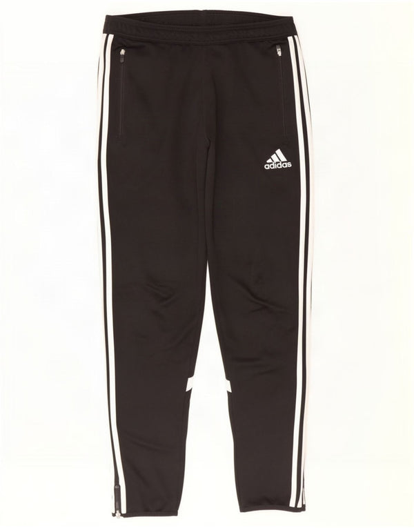 Pantaloni da tuta Adidas Climalite da uomo, poliestere color block medio nero