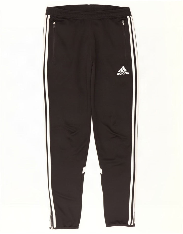 Pantaloni da tuta Adidas Climalite da uomo, poliestere color block medio nero