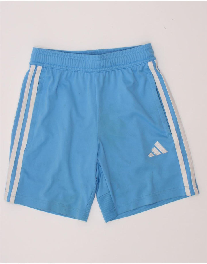 Pantaloncini sportivi Adidas da bambino 9-10 anni in poliestere blu