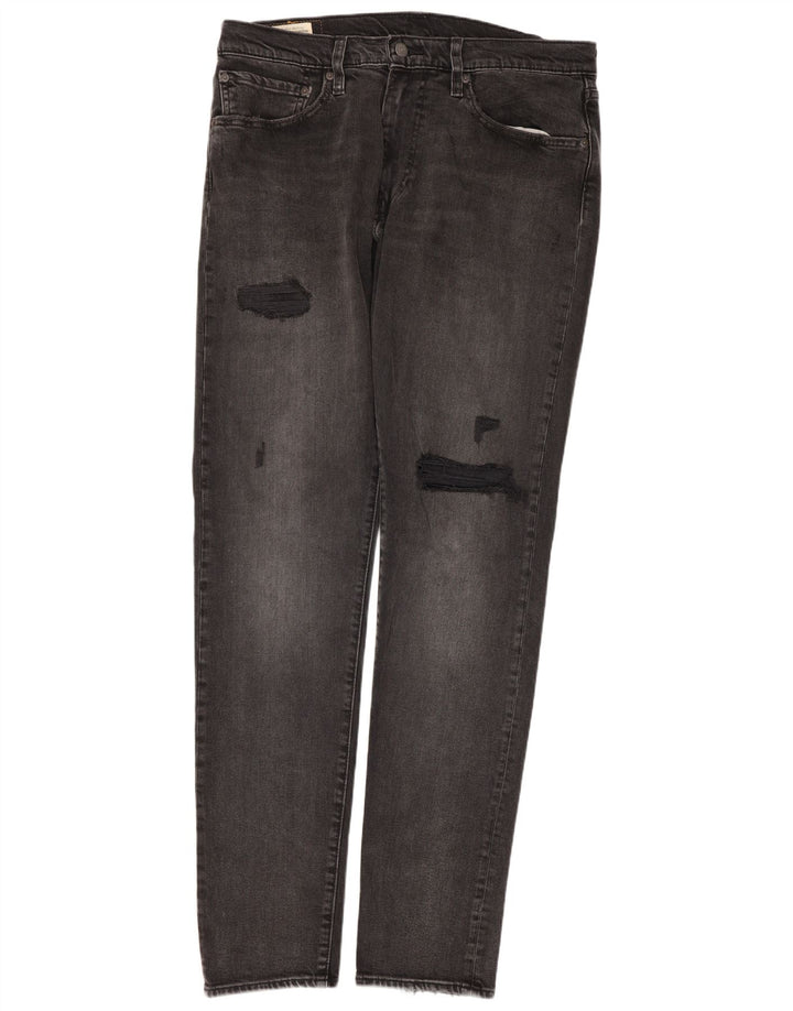 Levi's Uomo 512 Jeans affusolati slim effetto consumato W34 L34 Cotone grigio