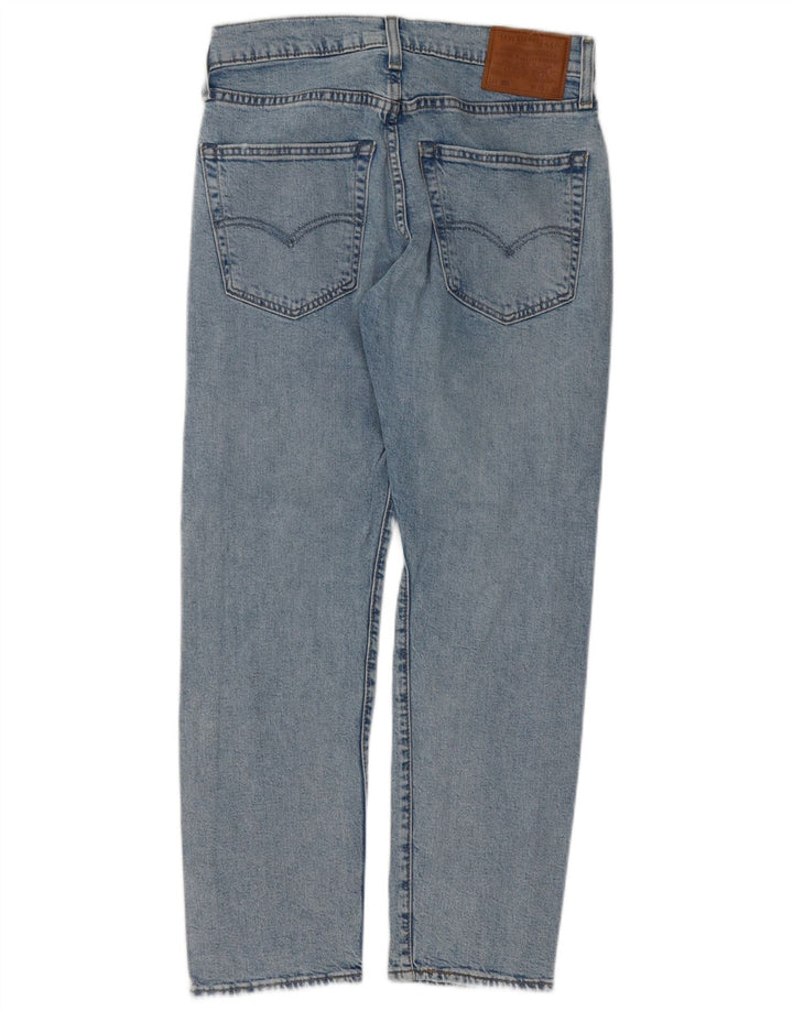 Levi's Uomo 502 Jeans affusolati effetto consumato W30 L30 cotone blu