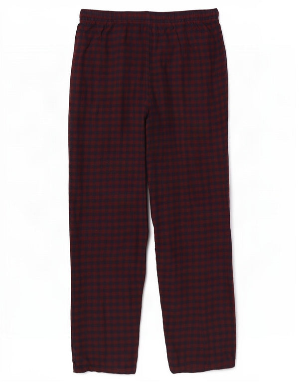 Pantaloni da tuta da notte da uomo Marks & Spencer grandi in cotone a quadretti rossi