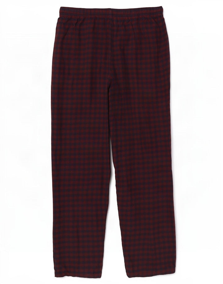 Pantaloni da tuta da notte da uomo Marks & Spencer grandi in cotone a quadretti rossi