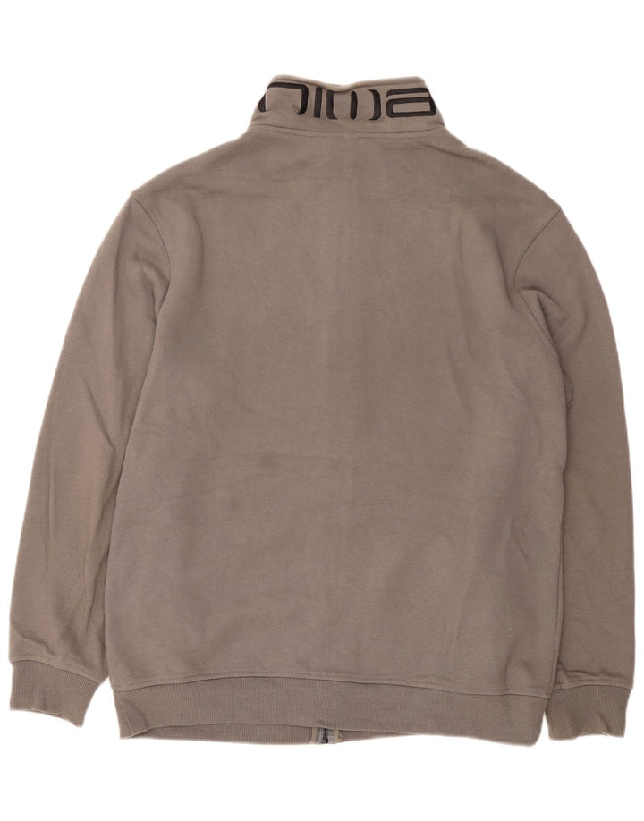 Giacca sportiva da uomo con grafica Animal, giacca grande in cotone grigio