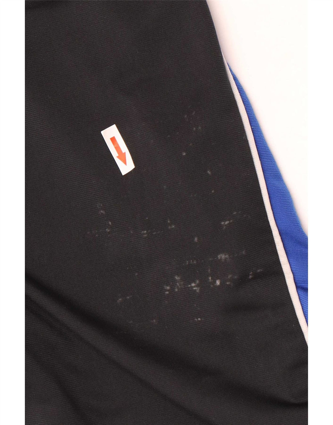 Pantaloni da tuta grafica Reebok da uomo Small in poliestere color block nero