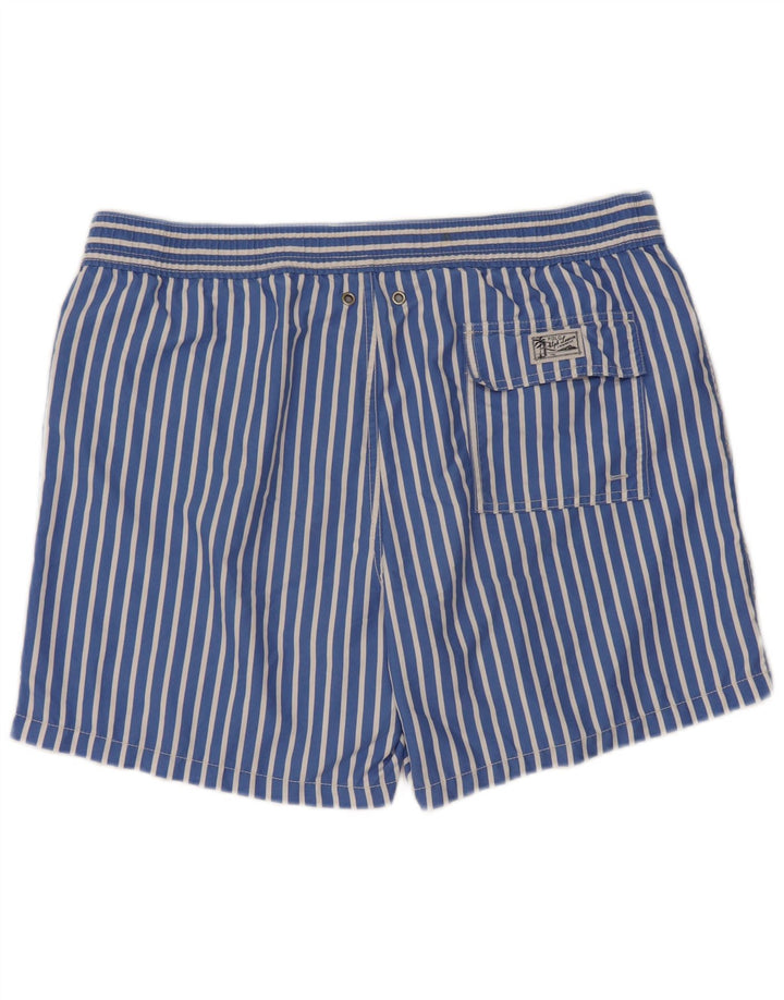 Pantaloncini da bagno da uomo Polo Ralph Lauren Poliestere a righe blu medio