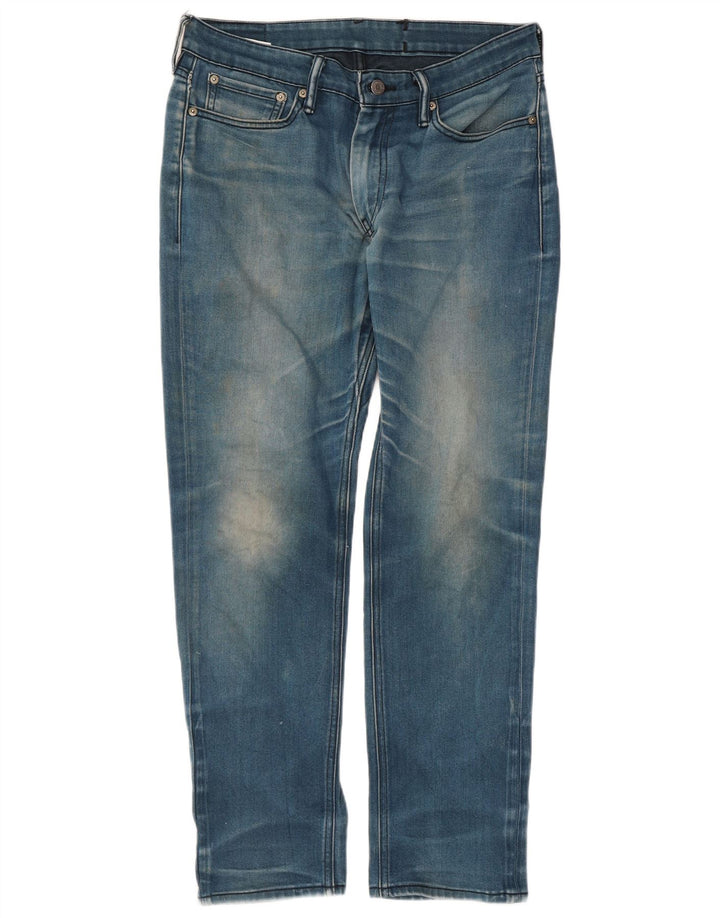 Levi's Uomo 511 Slim Jeans W32 L30 Cotone Blu