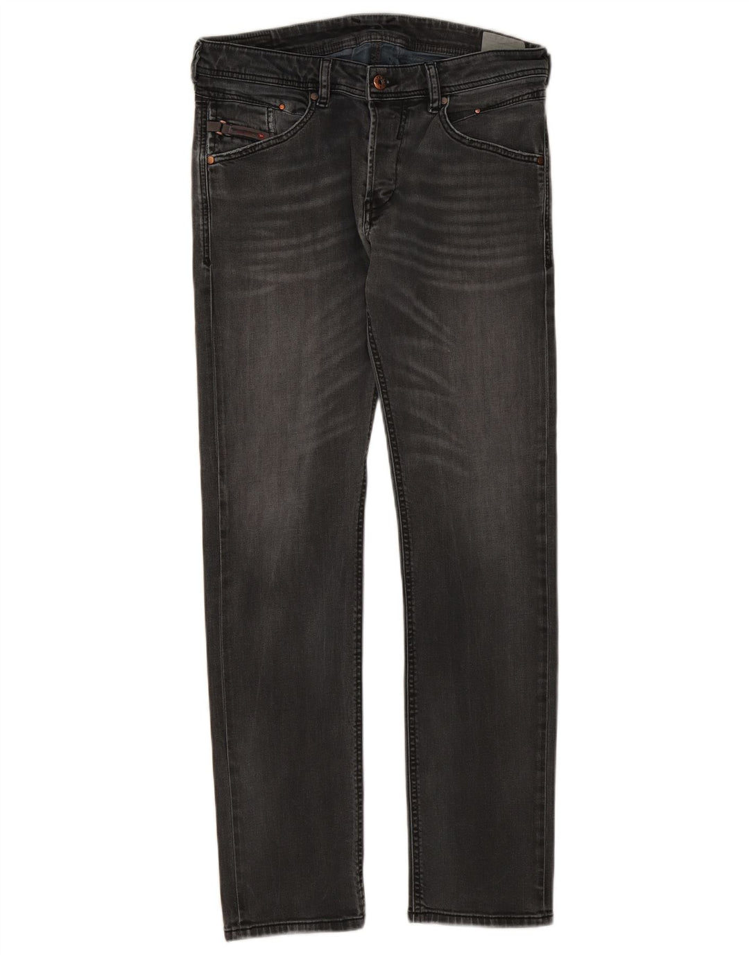 Jeans slim regolari Belther da donna Diesel W30 L30 cotone grigio