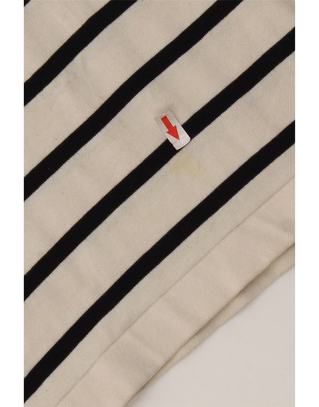 Polo da uomo Massimo Dutti in cotone a righe bianche medie