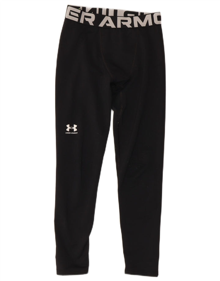Leggings grafici Cold Gear UNDER ARMOUR per ragazzi 9-10 anni medio nero