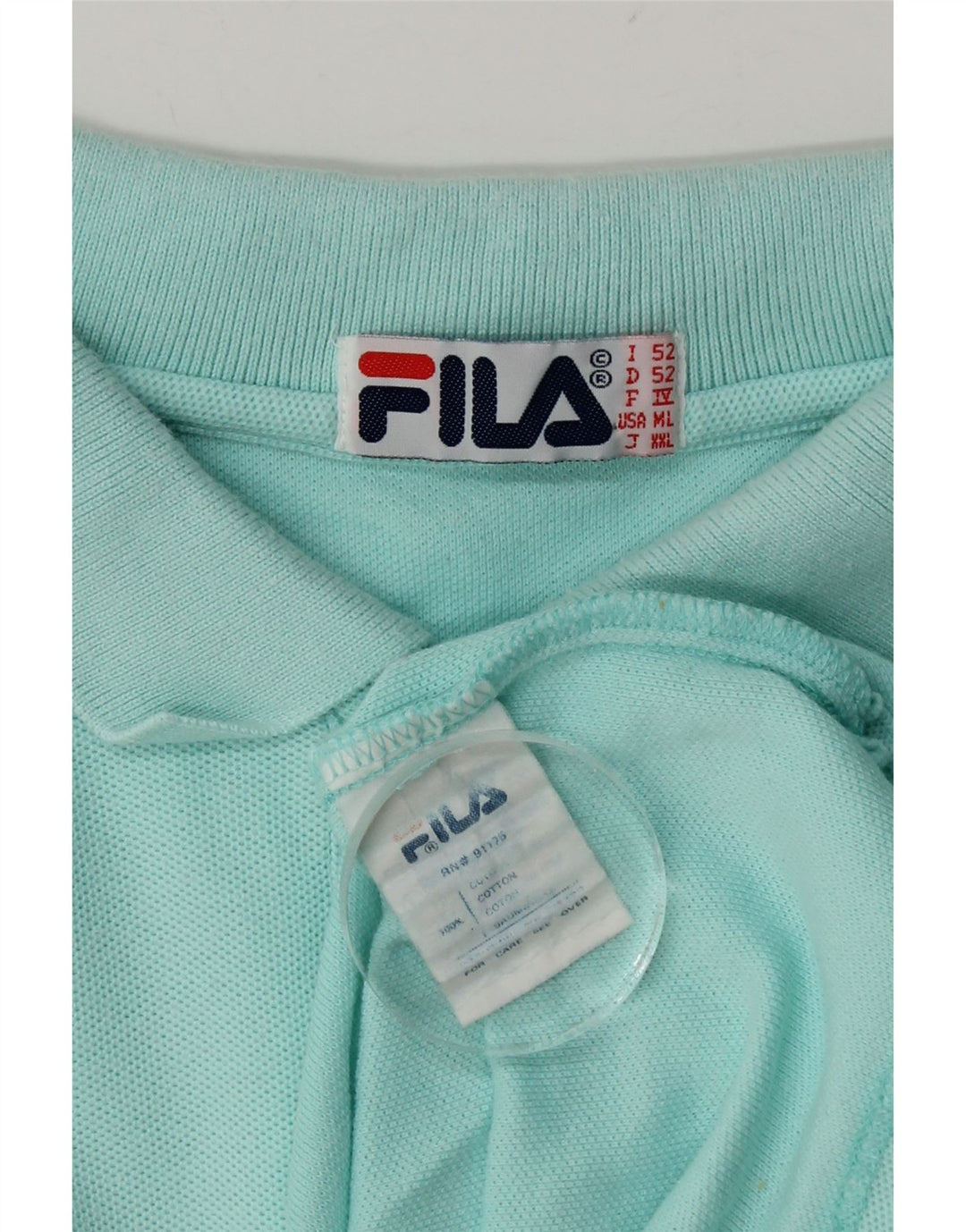 Polo Uomo Fila IT 52 Large Blu Cotone