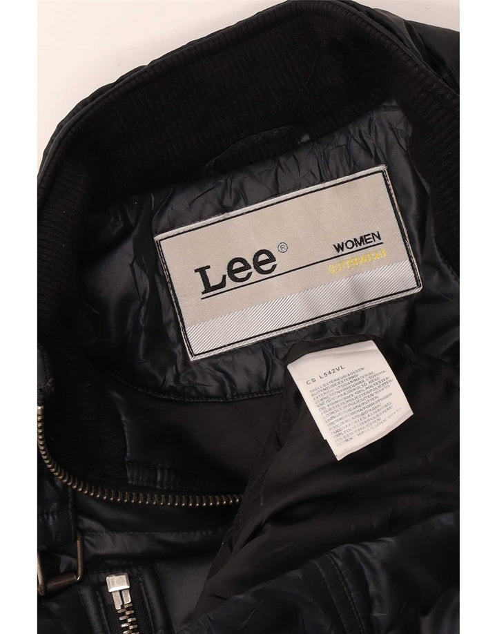 Giubbotto bomber da donna Lee UK 14 poliestere blu navy medio