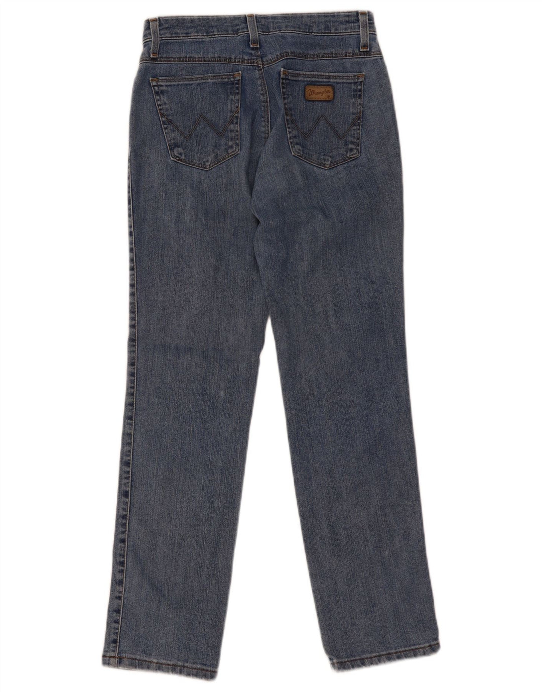 Jeans dritti da donna WRANGLER W28 L28 cotone blu