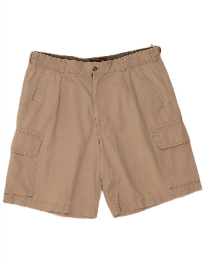 Pantaloncini cargo da uomo Marlboro Classics EU 54 2XL W36 Beige