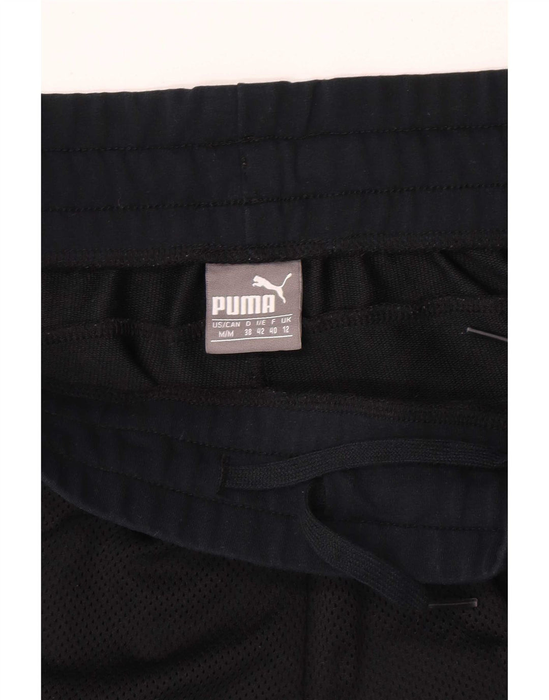 Pantaloncini sportivi da donna Puma UK 12 Medium Blu Navy Colourblock Poliestere