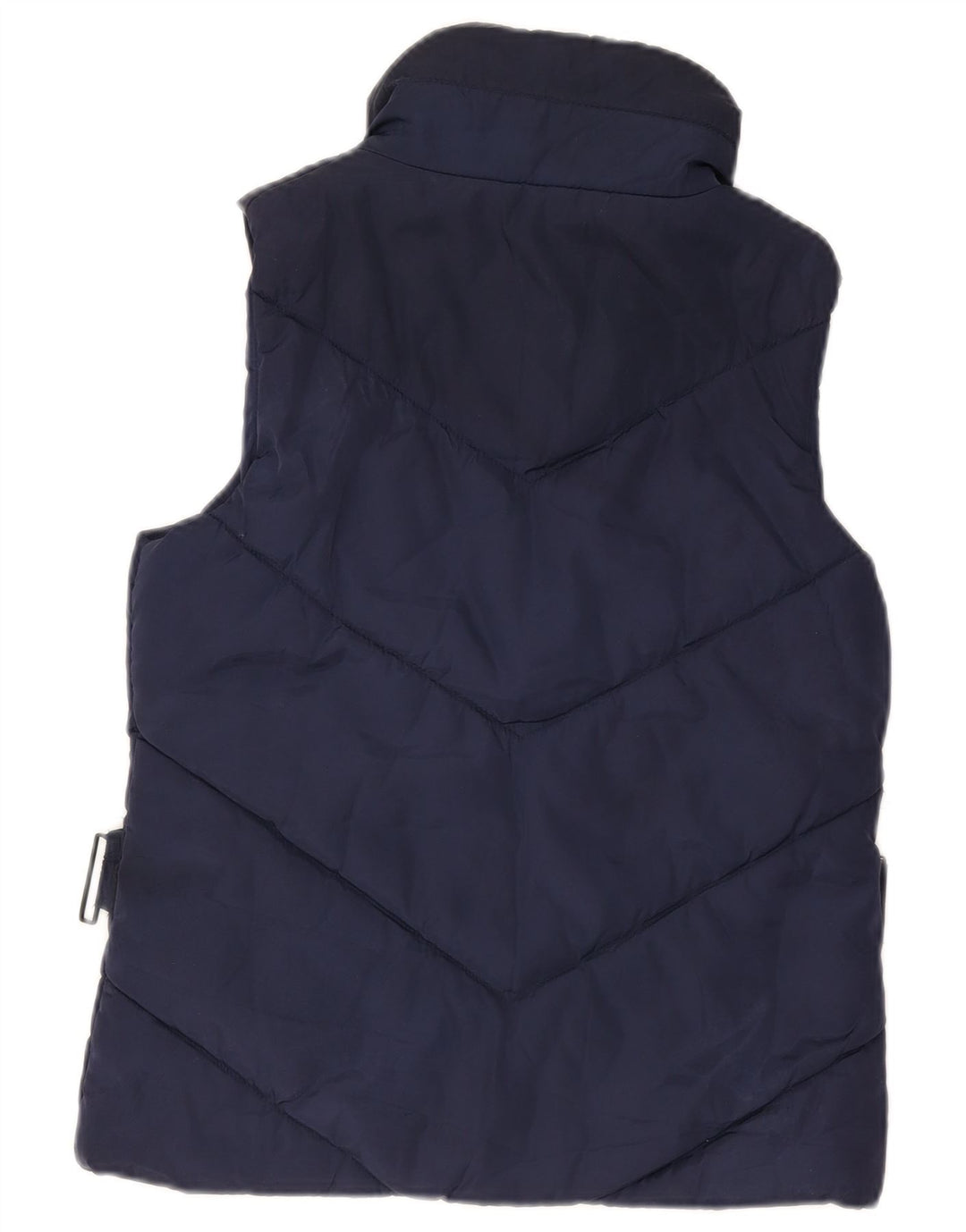 Gilet imbottito da donna Zara UK 12 medio blu navy poliestere
